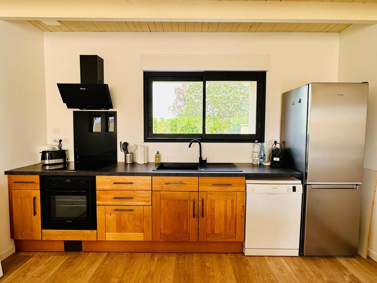 La Halte Occitane - Classe 3 Etoiles - Pour 6 Personnes, 3 Chambres, Parking, Terrasse, Tout Inclus มงโตบ็อง ภายนอก รูปภาพ
